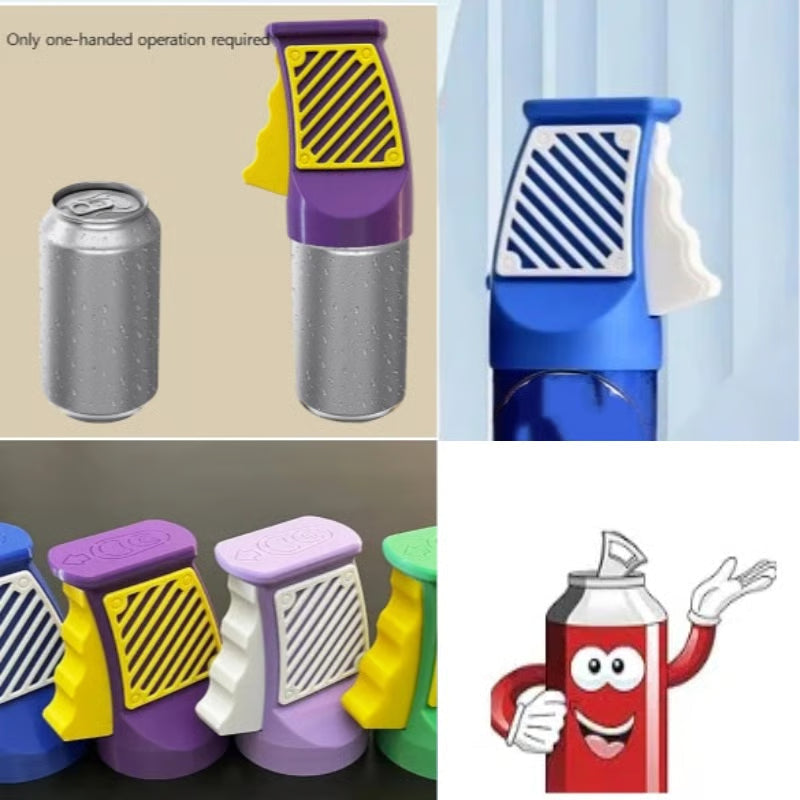 CanEase – Blikopener en drinkbescherming met één hand | 1+1 GRATIS