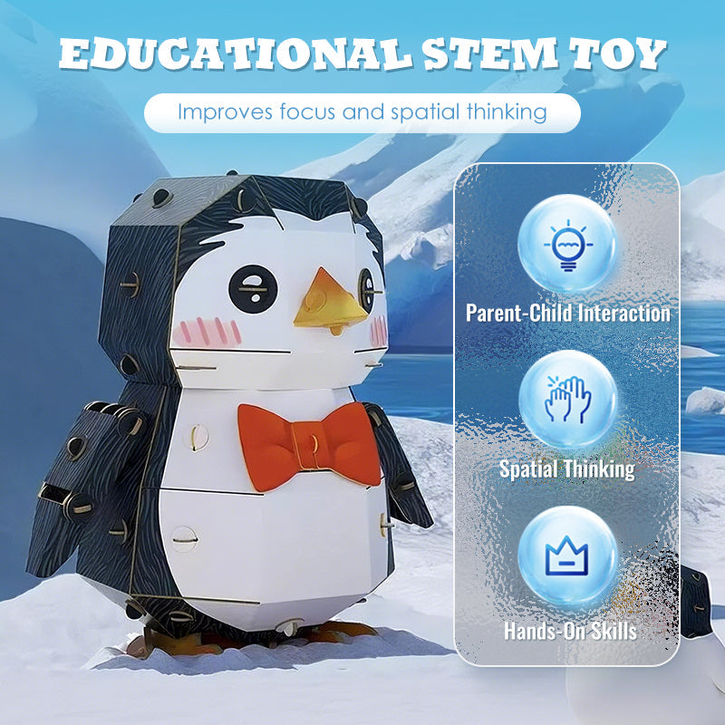 Magnetische 3D Pinguïn Uitdaging — Wek Nieuwsgierigheid Op, Ontsteek ...