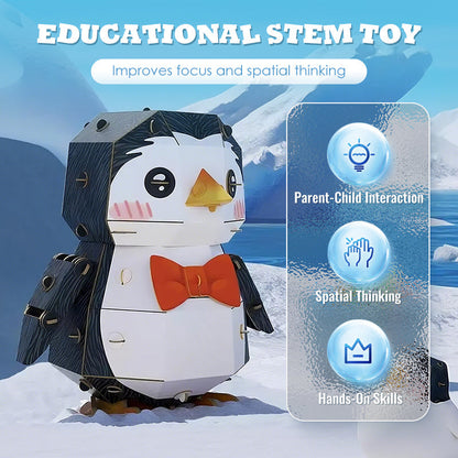 Pinguïn 3D – Magnetische Puzzel | 50% KORTING