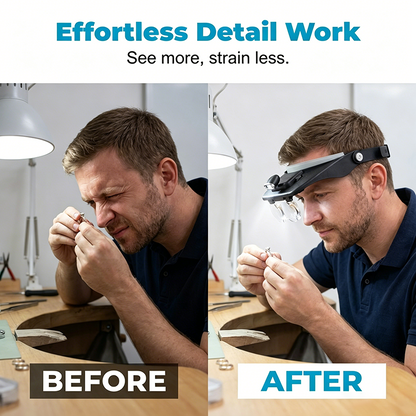 Precisie Hoofdbandloep – Handsfree Focusmeesterschap