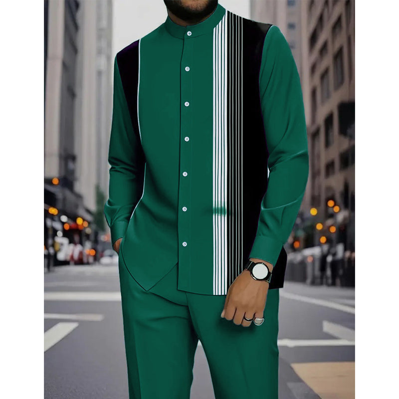 Eric — Gestreepte Heren Set | 50% KORTING