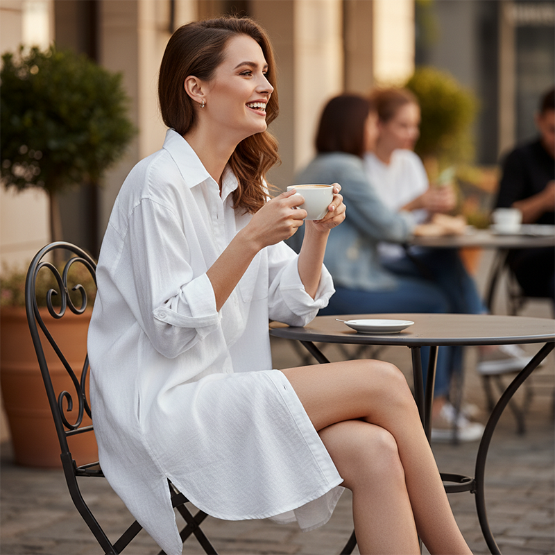 Ella — Losvallend Comfort Shirt | 50% KORTING