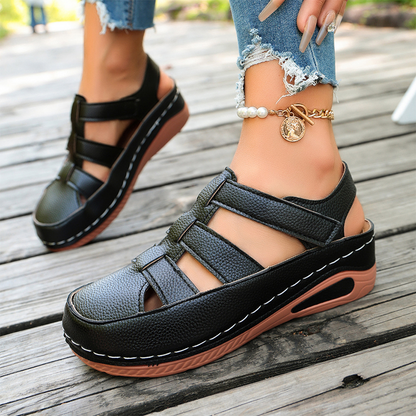 Liesel — Orthopedische Ademende Zomerschoenen met Klittenbandsluiting