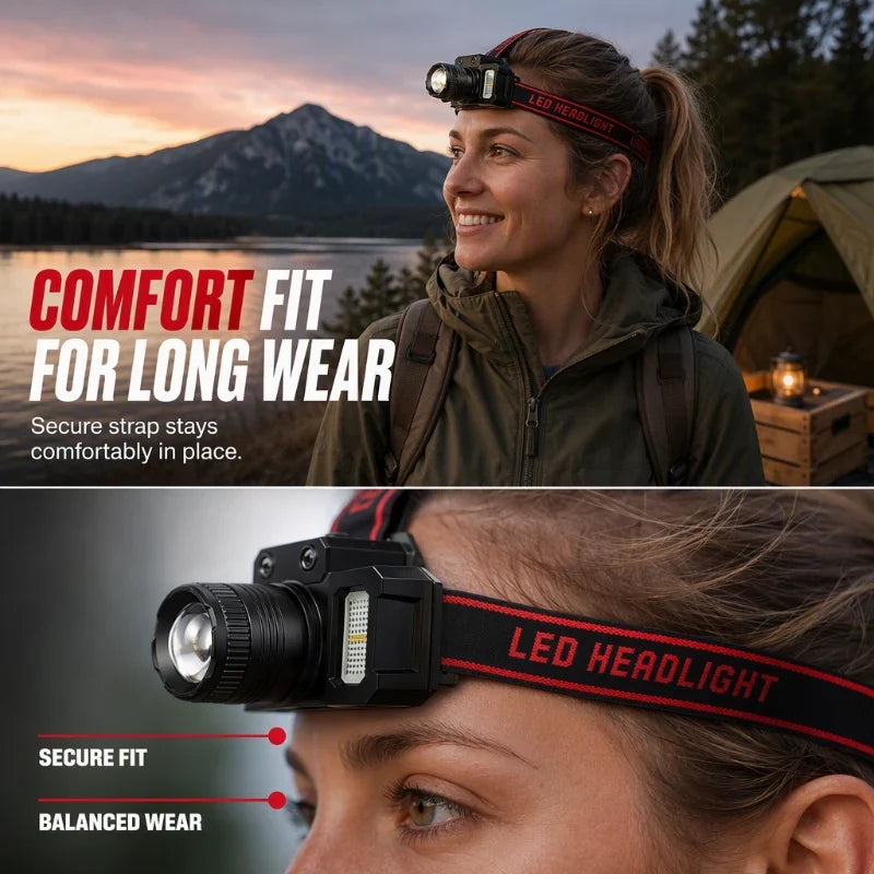 NightGlow Pro — Vrijheid van handsfree licht