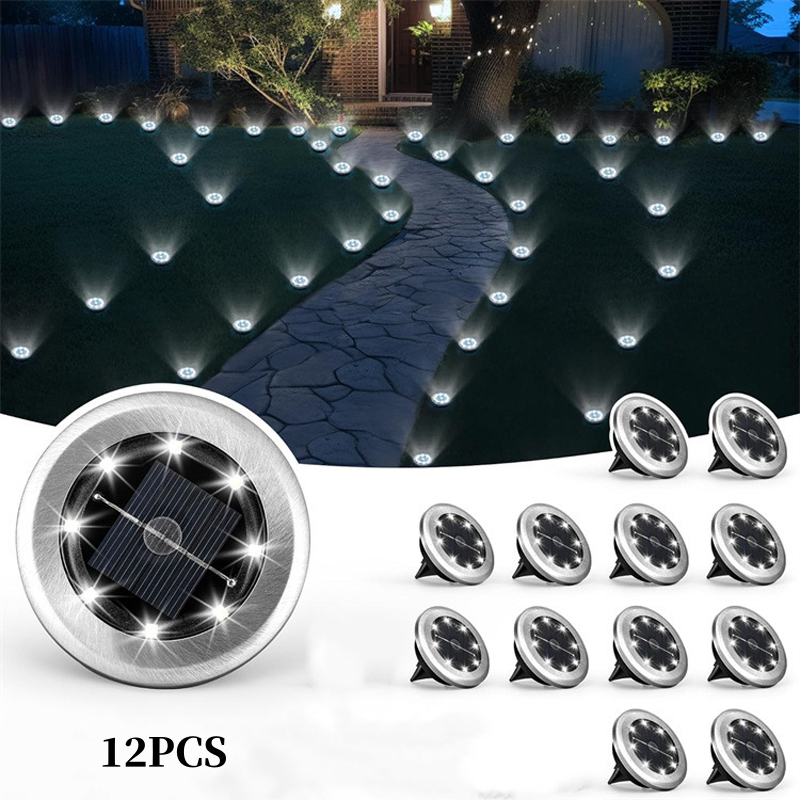 SolarGlow 4 stuks-Set — Tuinpadverlichting | 50% KORTING