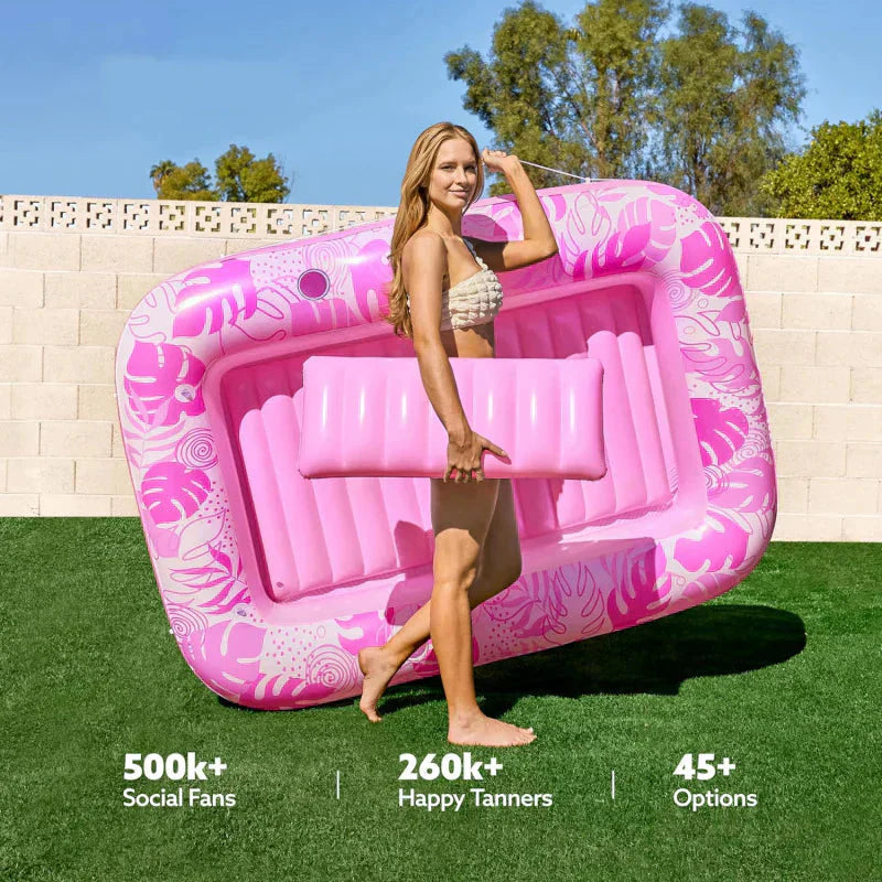 AquaLuxe Duo Ligstoel — Gedeeld Koelcomfort