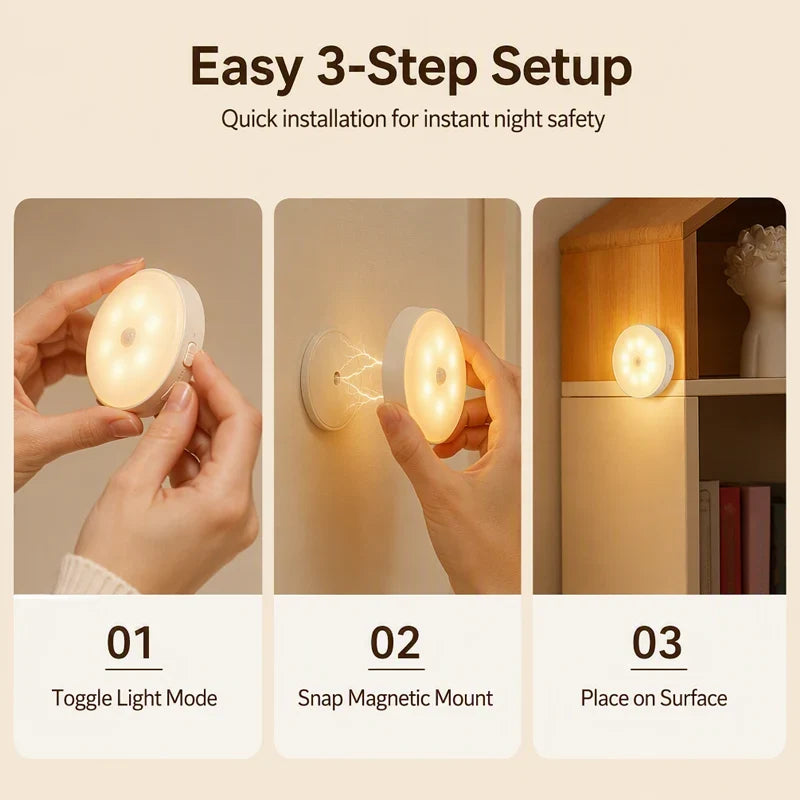 NightSense Glow — Veilige Stappen, Rustige Nachten