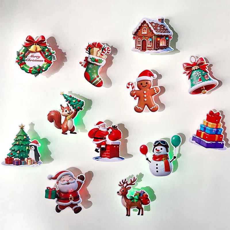 Zelfklevende PVC-stickers — Haal de magie van Kerstmis in huis