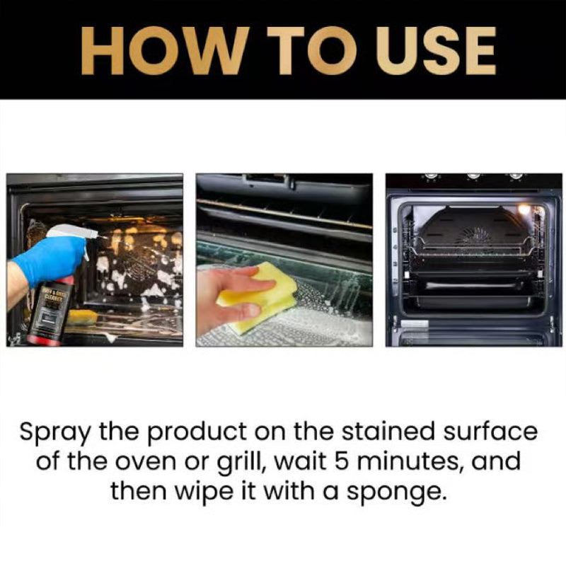 BlazeClean Oven- en Grillreiniger — Lost Vet Snel Op