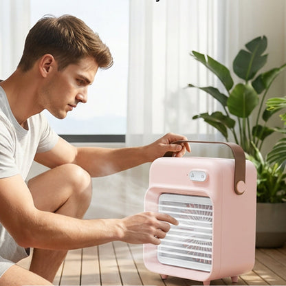 AeroMist Draagbare Ventilator — Directe Koeling, Hydratatie, Vrijheid