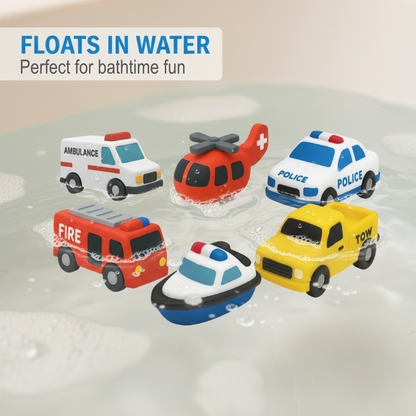 AquaFleet Voertuigen 6-delige Set — Puur Plezier Spetteren