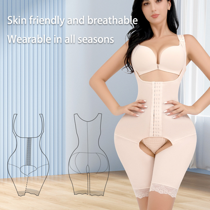 Ella – Ademend Mesh Shapewear Short met Billift