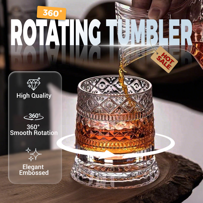 SpinGlass – Roterend Whiskeyglas | 1+1 GRATIS
