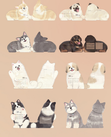 PawMuse – 3D Dierenkalender | 50% KORTING