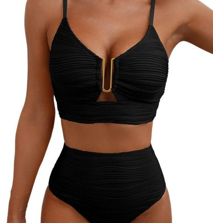 Amelia — Push-Up Hoge Taille Bikini voor Dames