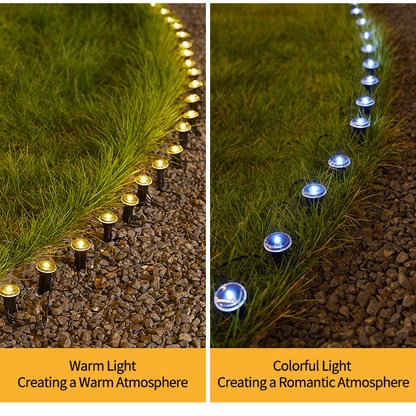 Zonne-energielampjes met blauwe LED-slingerverlichting – moeiteloze avonden, magische gloed