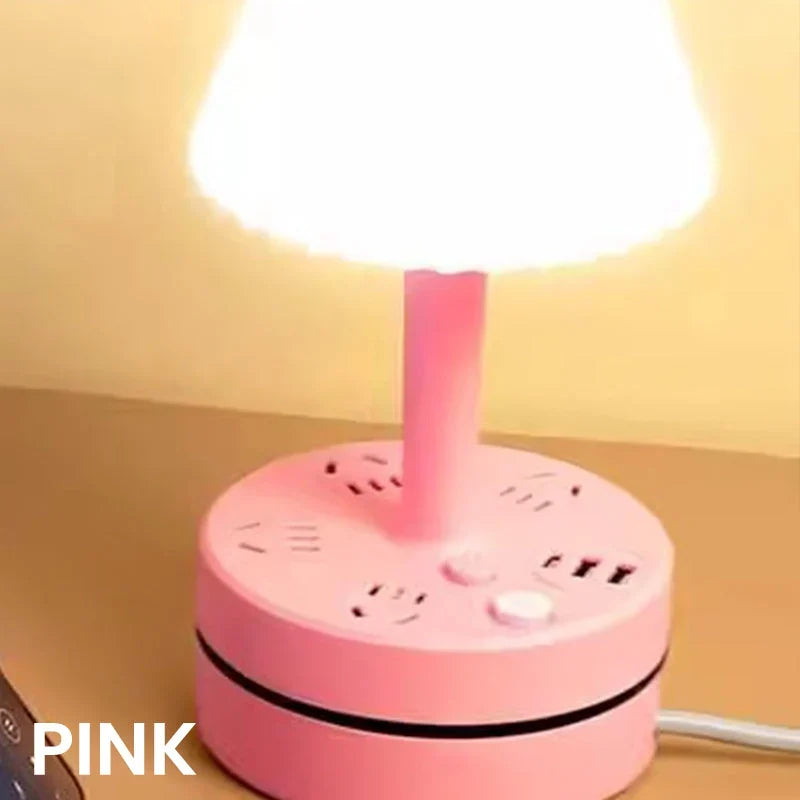 All-in-One Nachtkastlamp — Stroom, Licht, Controle