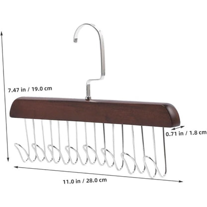 Tijdloze Hout & Staal Multi-Haakhouder – Direct Bestellen, Moeiteloze Elegantie
