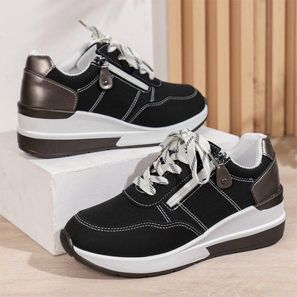 Laura – Casual Dames Sneakers met Plateau | 50% KORTING