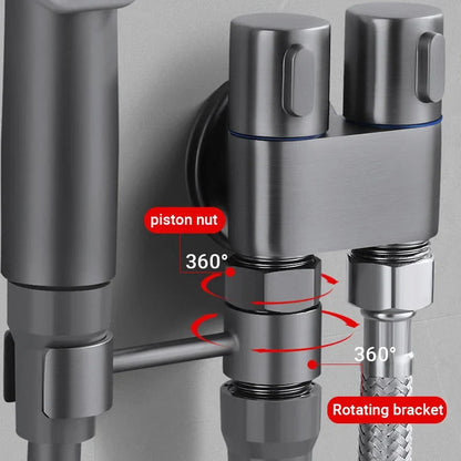 PerfectFlow Set met Klep en Bidetspuit — Volledige Controle, Ultieme Frisheid