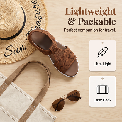 Luca — Ademend Sandalen met Brede Pasvorm en Wolkencomfort