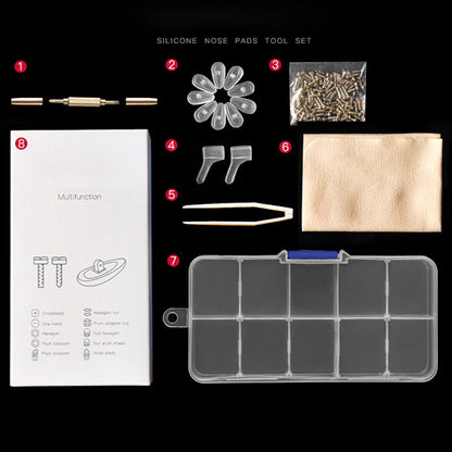 Complete ComfortKit Neusvleugels Reparatieset – Comfortabel Brillen Dragen Zonder Pijn