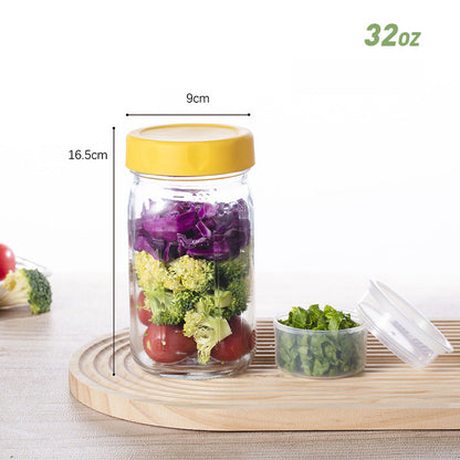 VividVessel – Frisse saladebox glas | 2+1 GRATIS