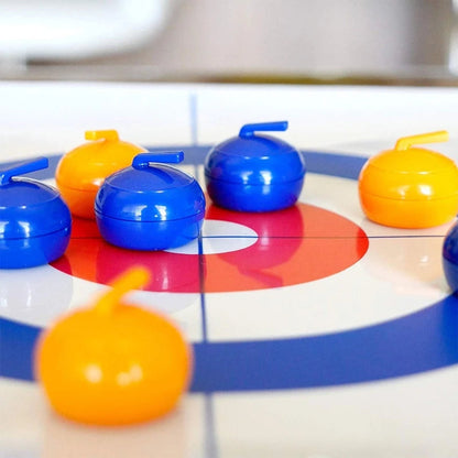 Opvouwbare Curling Tafelspel – 12 Ballen – Direct Plezier Overal