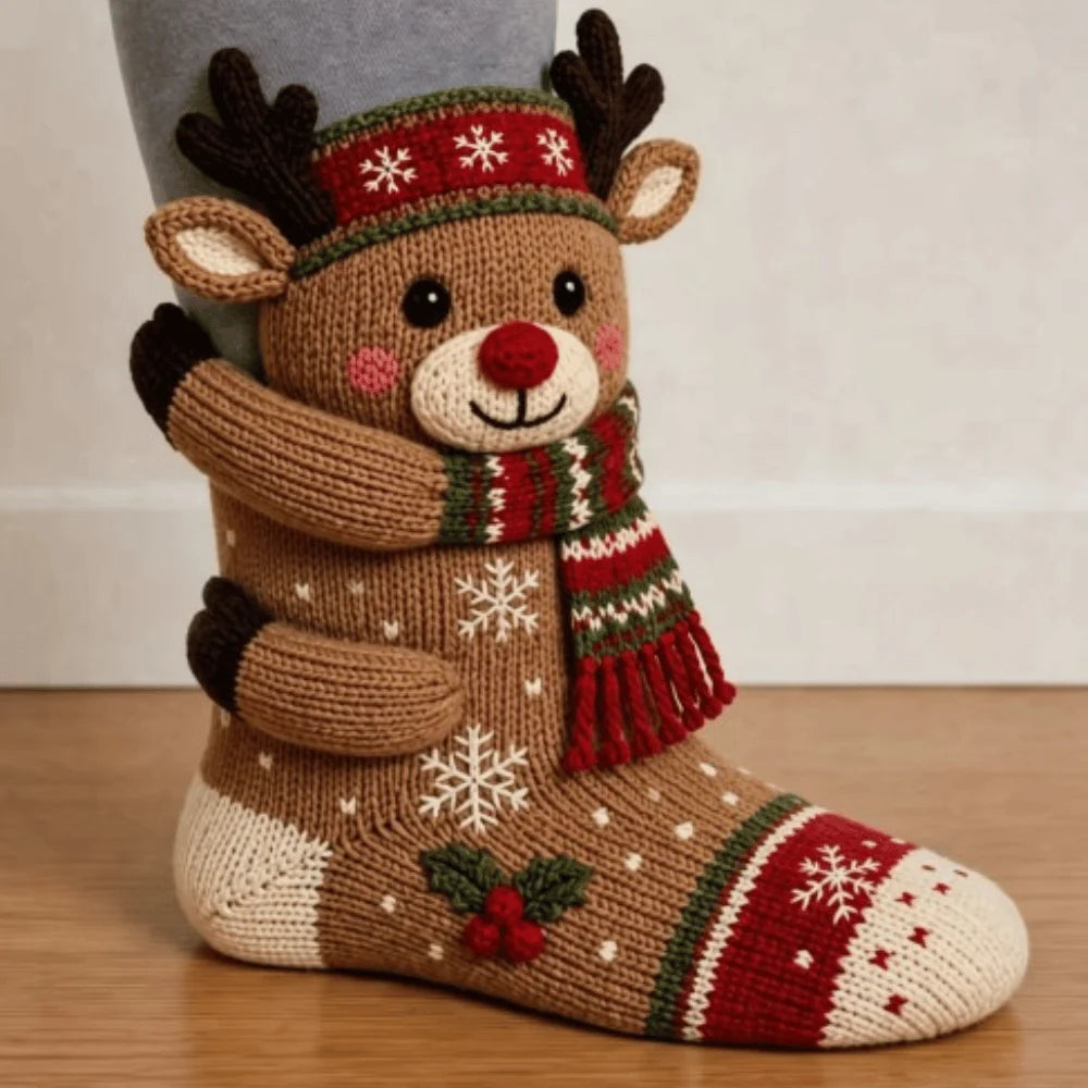 HugSocks — 3D Kerst Warme Sokken