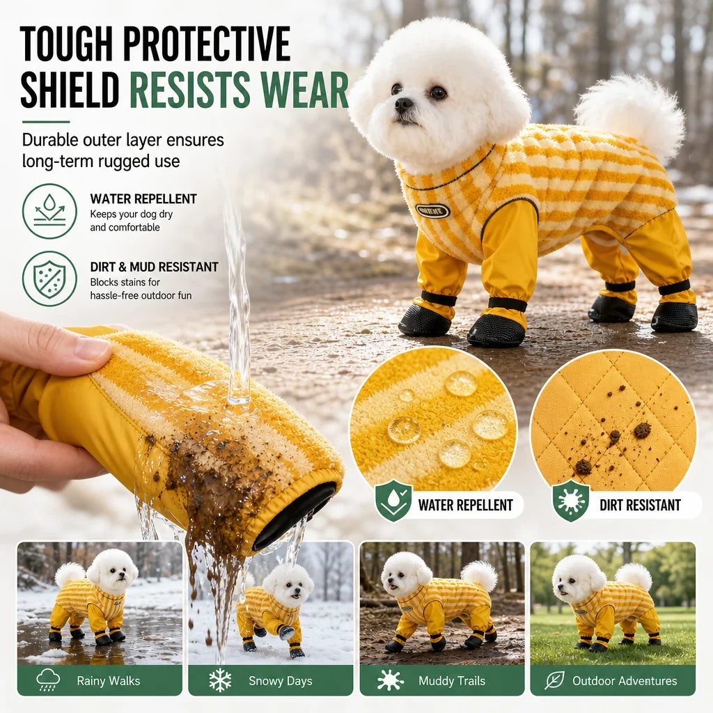 Waterdichte Overall – Houd Honden Schoon en Comfortabel