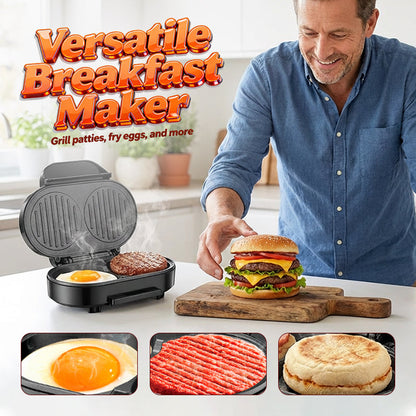 EmberGrill — Compacte ontbijtgrill | 50% KORTING