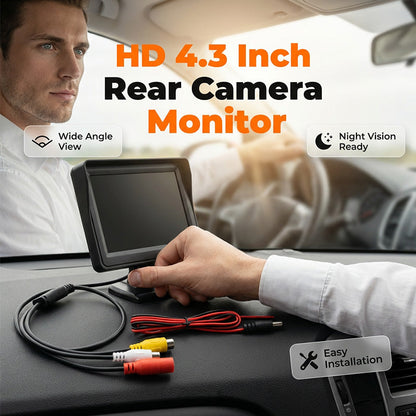VisiGuard 4,3” Automonitor – Rijd Veiliger, Geniet Meer