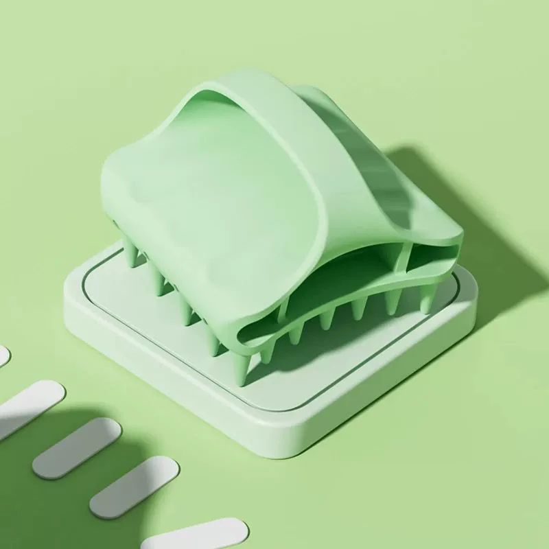 Siliconen Hoofdhuid Massageapparaat — Verfrissen, Verzachten, Ontklitten