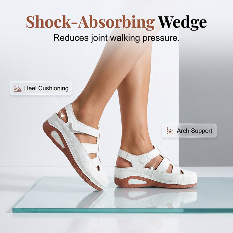 Liesel — Orthopedische Ademende Zomerschoenen met Klittenbandsluiting