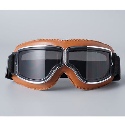 RideGuard — Vintage Rijdersbril | 50% KORTING