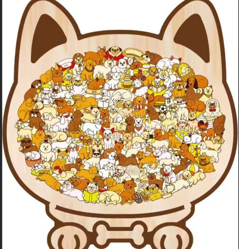 Mila – Morandi kattenpuzzel van 135 stukjes | 2+1 GRATIS