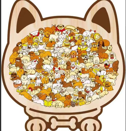 Mila – Morandi kattenpuzzel van 135 stukjes | 2+1 GRATIS