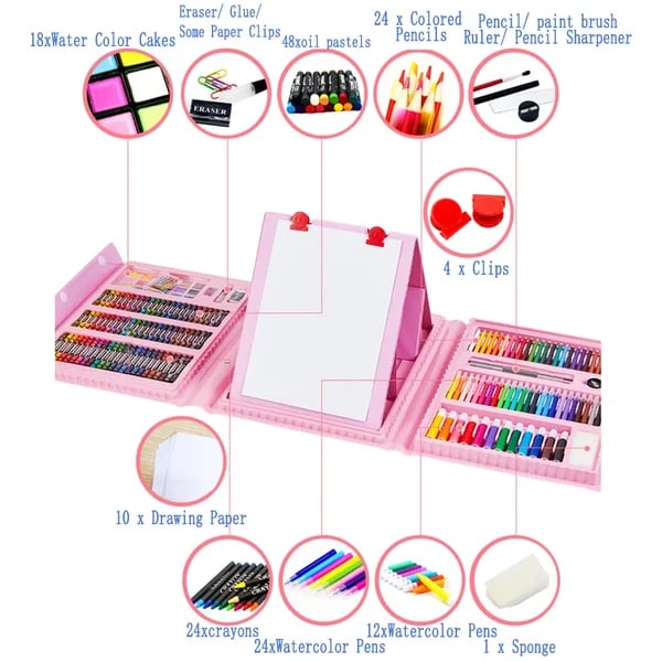 ArtMaster – Deluxe 6-in-1 creatieve set voor kinderen | 50% KORTING