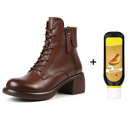 Mia – Leren laarzen met zachte voering en warme comfort