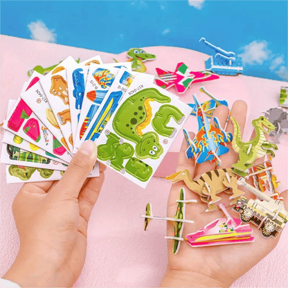 EduPuzzle – Educatieve 3D-cartoonpuzzel | 50% KORTING