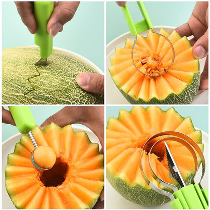 FruitMaster - 3-in-1 multifunctionele fruitsnijder | 1+2 GRATIS