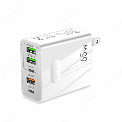 PowerPlug 65W — Snel opladen, Levenslang gratis