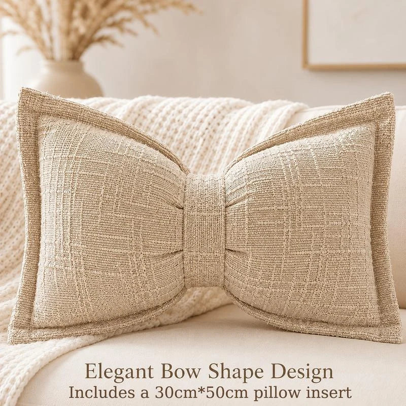 LuxeFleur Strik Chenille Kussen – Gezellig Comfort, Moeiteloze Stijl