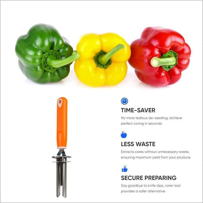 CoreMaster™ – Verstelbare roestvrijstalen fruitboor | 1+2 GRATIS