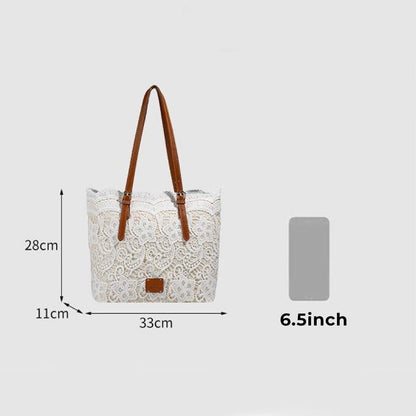 Amara — Elegante Kanten Tote | 50% KORTING