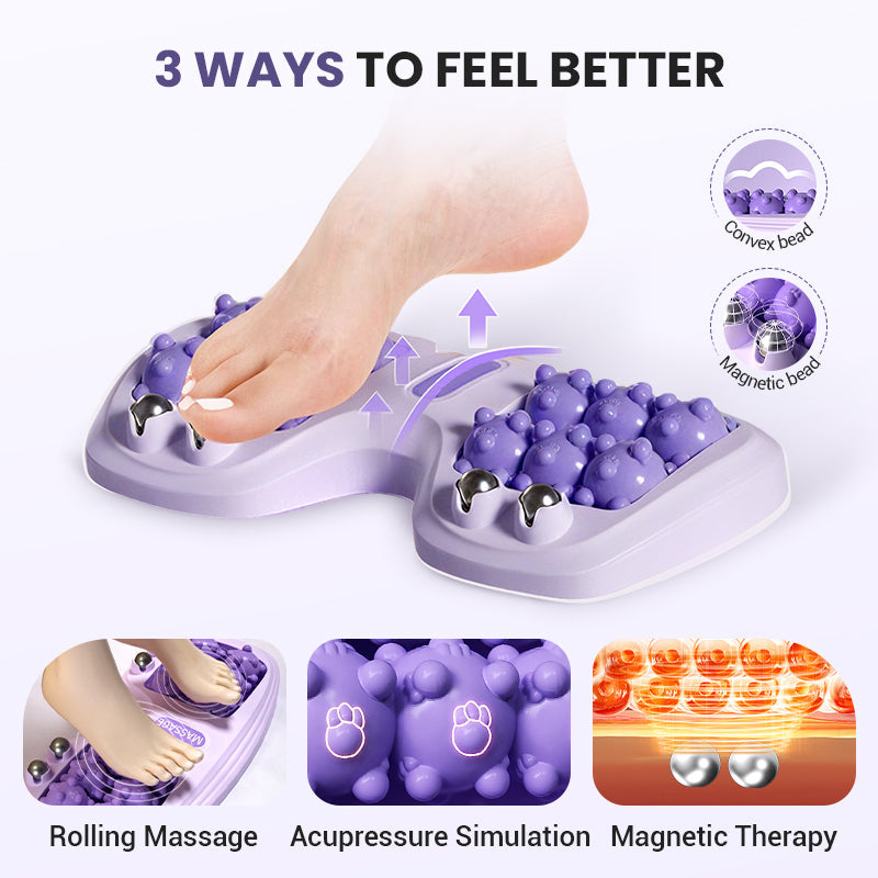FootRelax – Draagbare 2-in-1 voetmassageroller | 1+1 GRATIS