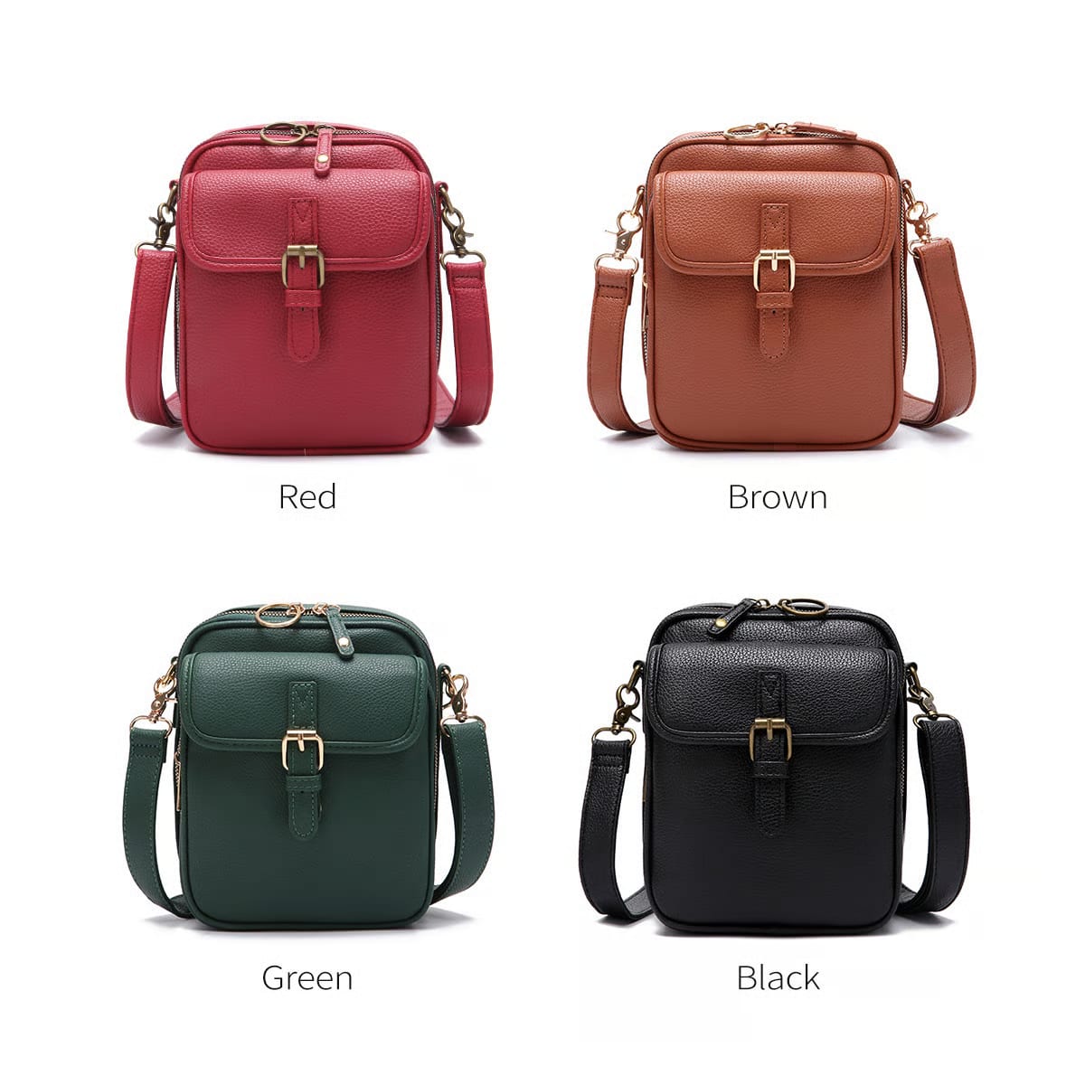 LineaLux® Crossbody-lederen tas | 50% KORTING