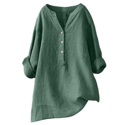 Heidi – Dames Casual Jurk met V-hals en Verstelbare Mouwen