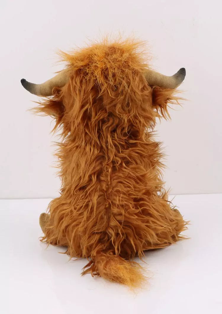 Eco-vriendelijke Schotse Hooglanders knuffel