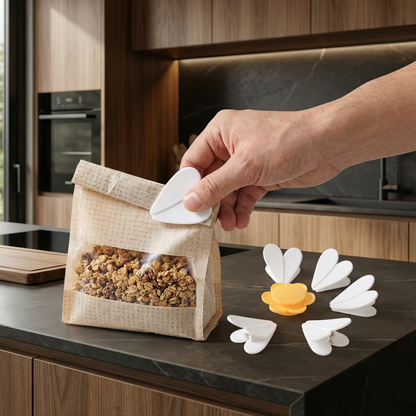 BloomSeal — Verse Snackclips Set van 4 stuks | 50% KORTING